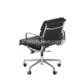 Sodoben Eames mehko blazinico Leather Management stol